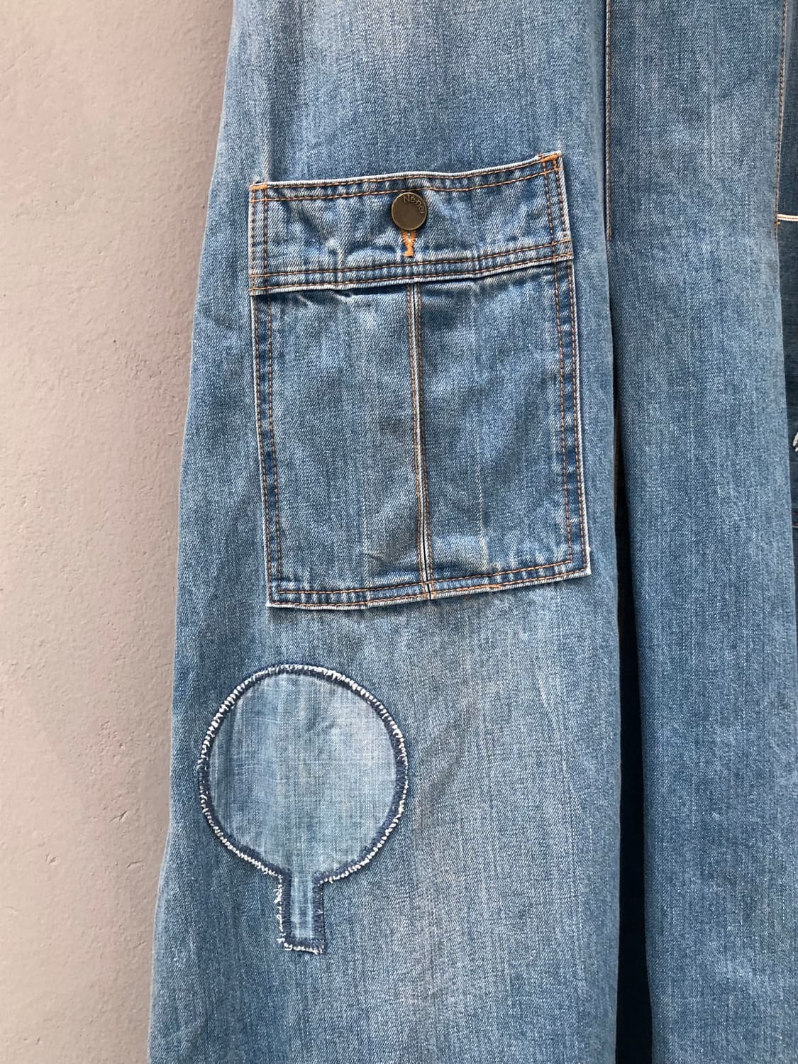 Ne net denim ops 상품이미지3