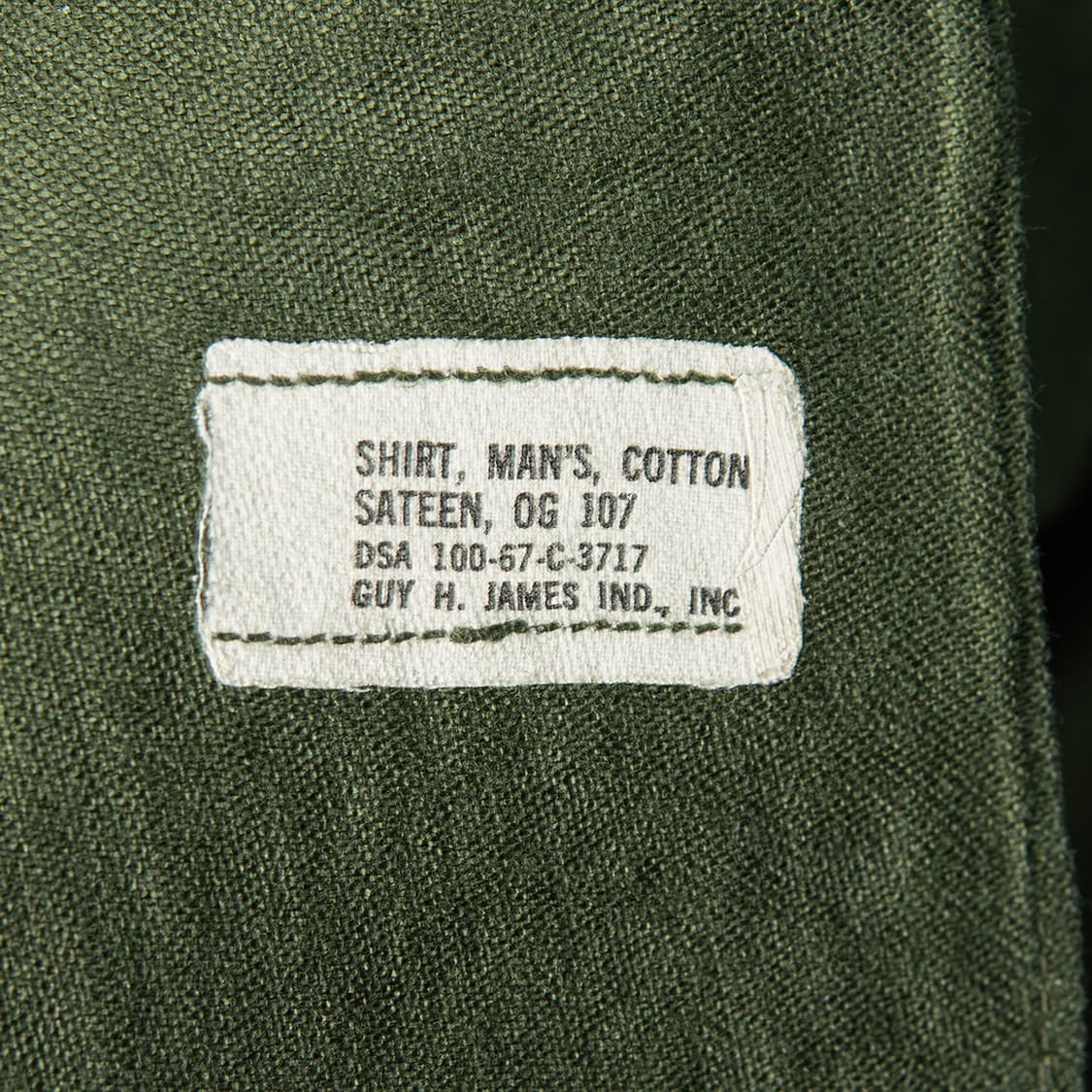 [110] 60s 미군 OG-107 유틸리티 셔츠 / 퍼티그 셔츠  상품이미지7