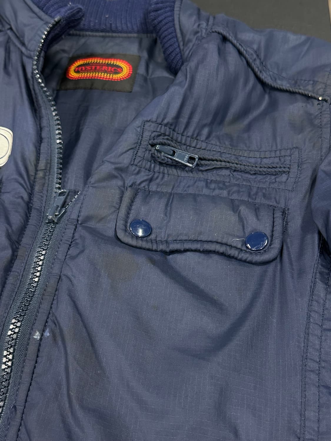 히스테릭 글래머 레이싱 패딩 자켓  상품이미지7