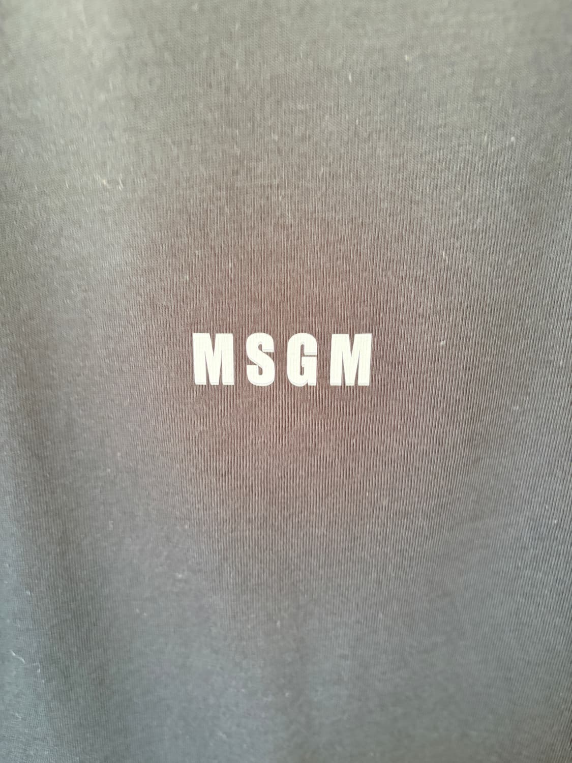 MSGM 블랙 반팔 티셔츠 상품이미지2