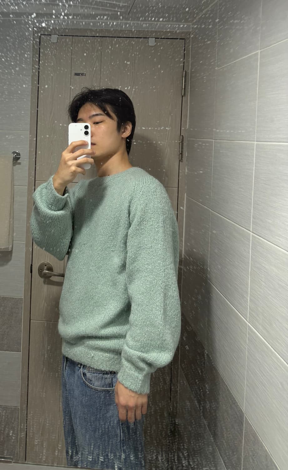 뷰티 앤 유스 [Beauty & Youth] 민트 알파카 니트 스웨터 상품이미지8