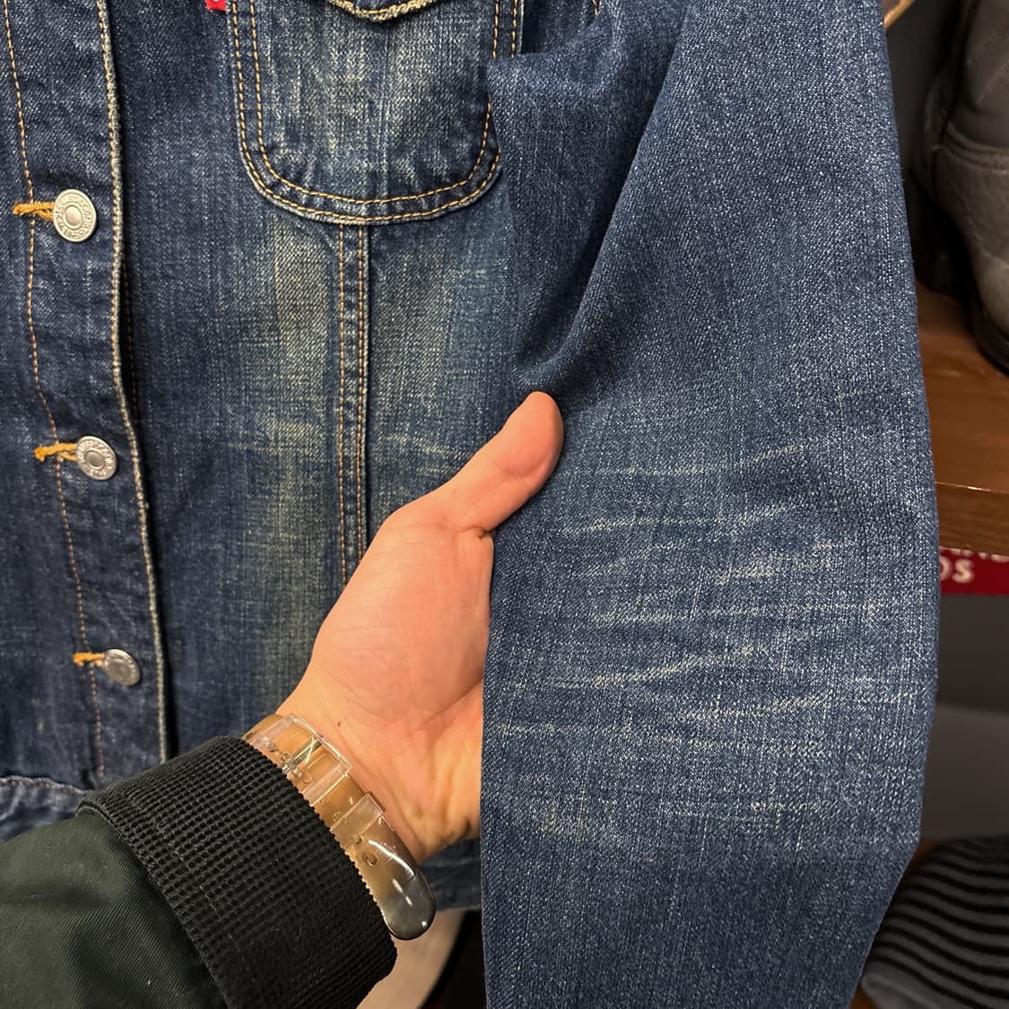00s 리바이스 오리지널 웨스턴 데님자켓 한국생산 N1057 상품이미지7