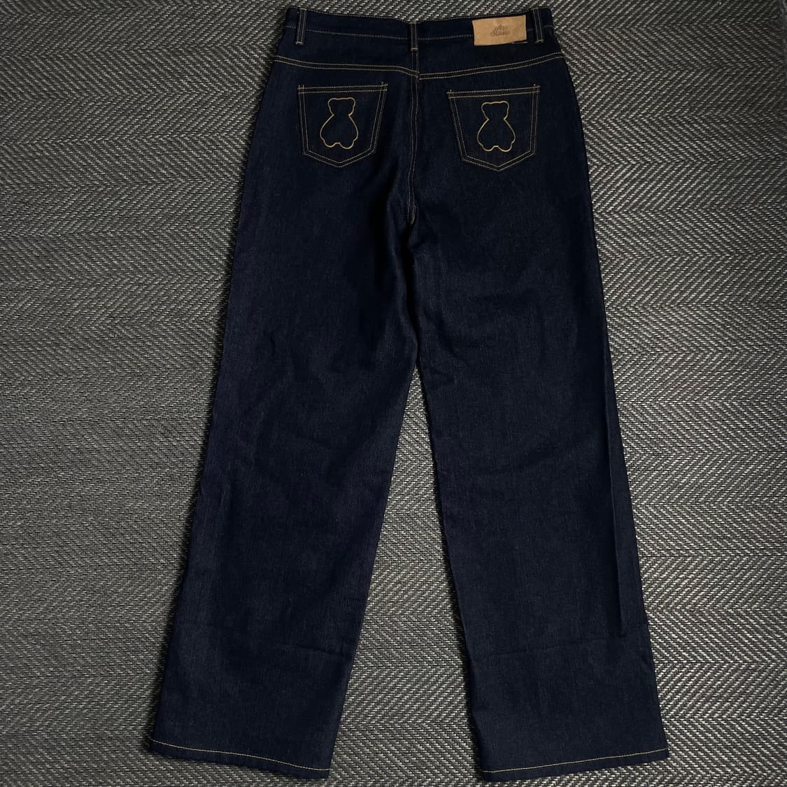 아코스튜디오 백 포켓 베어 스티치 생지 팬츠o 4840 상품이미지4