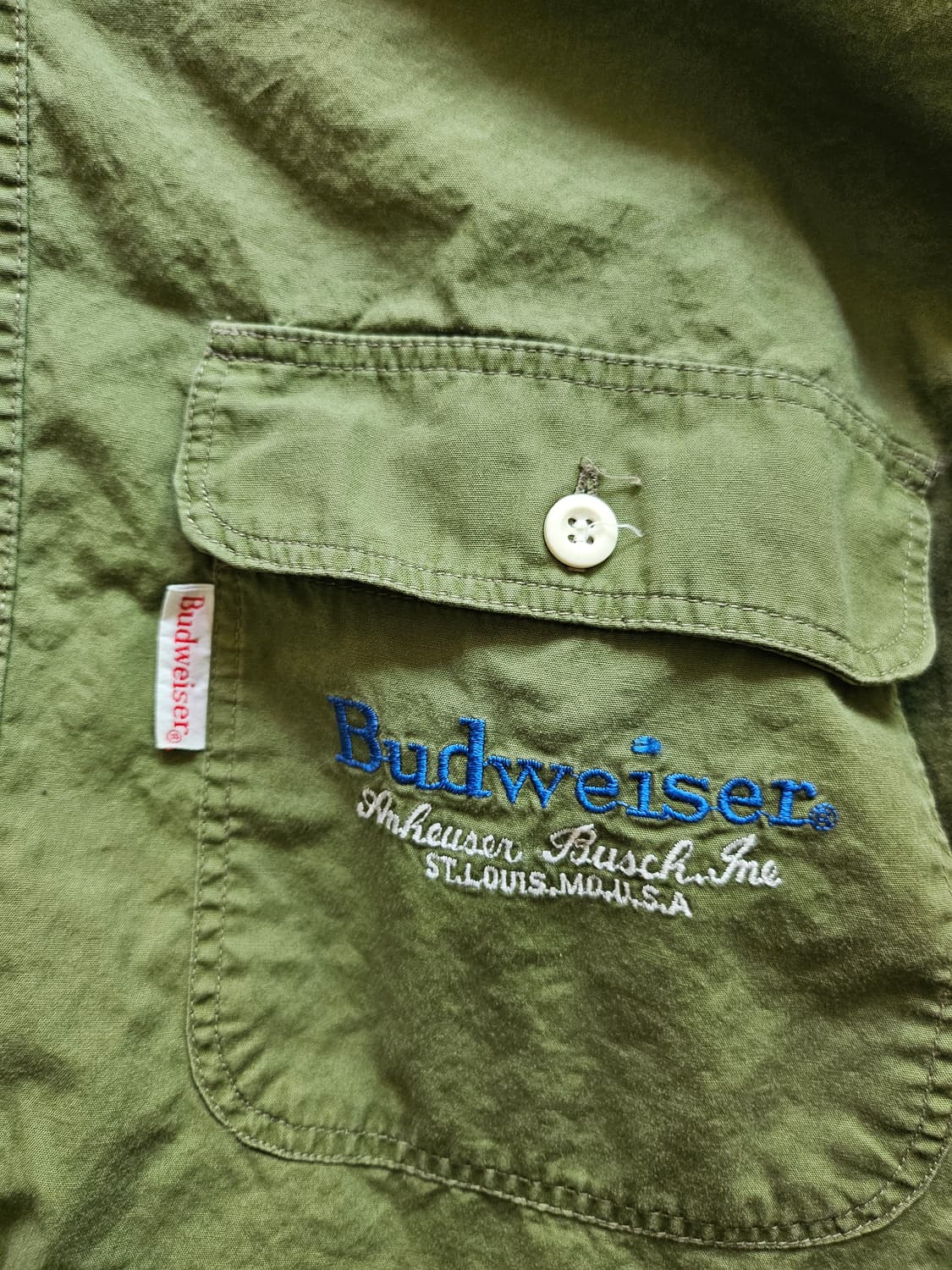버드와이저 올리브 셔츠 상품이미지2