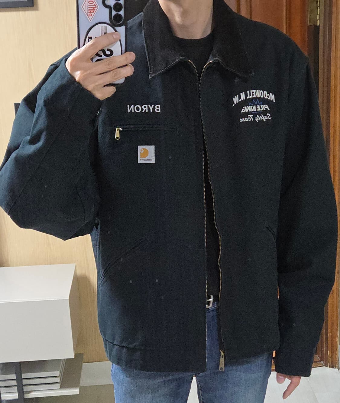 (착샷) 칼하트 j01 디트로이트 워크 자켓 상품이미지8