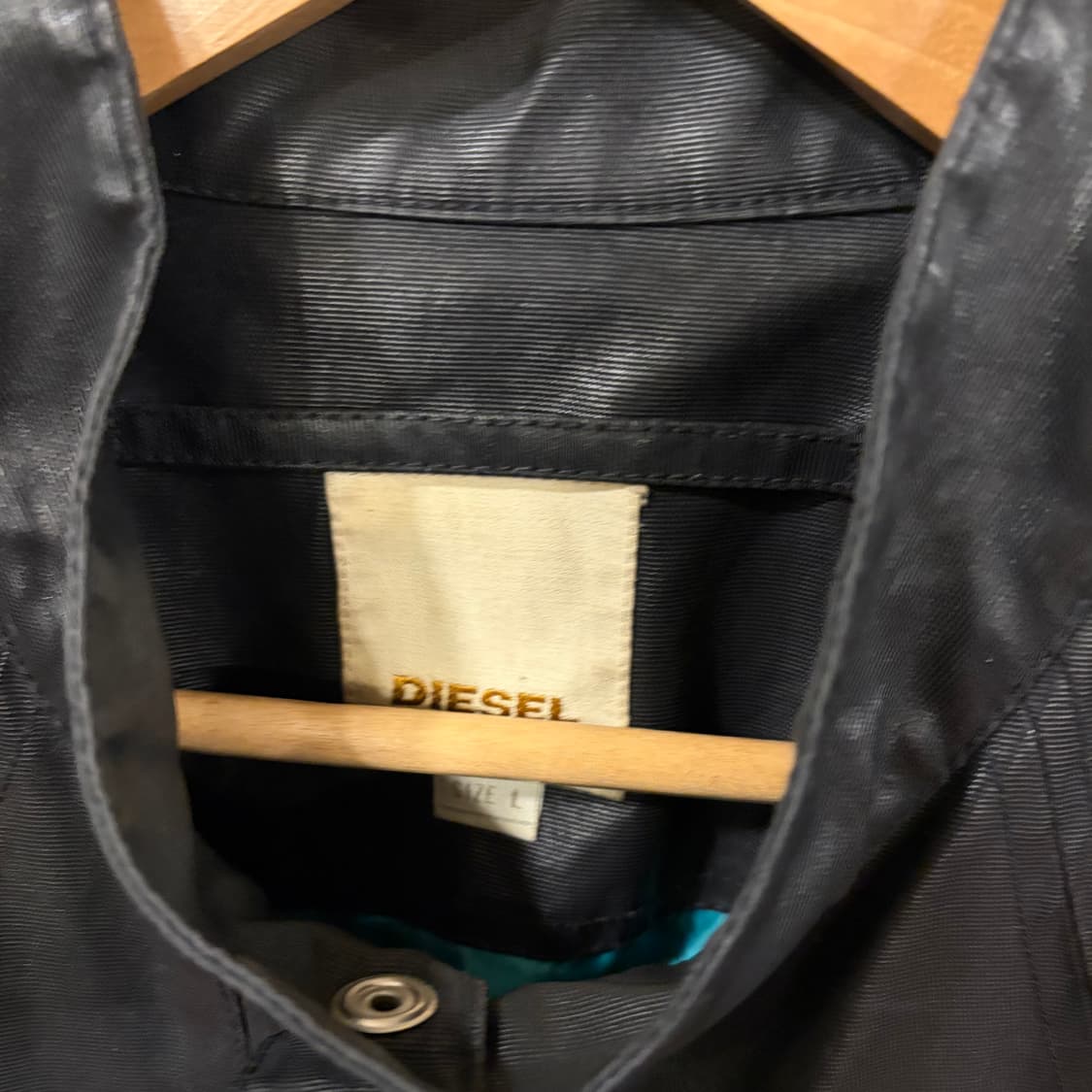 디젤 왁스 바이커자켓 L 상품이미지3