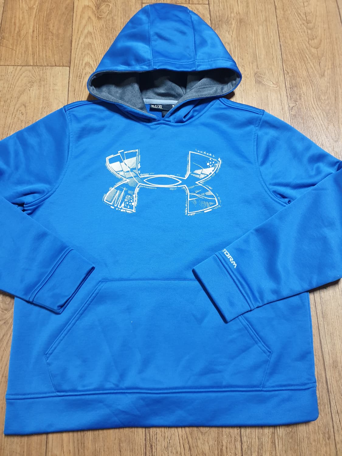 1232 언더아머 후드티 어린이 100 사이즈입니다 상품이미지2