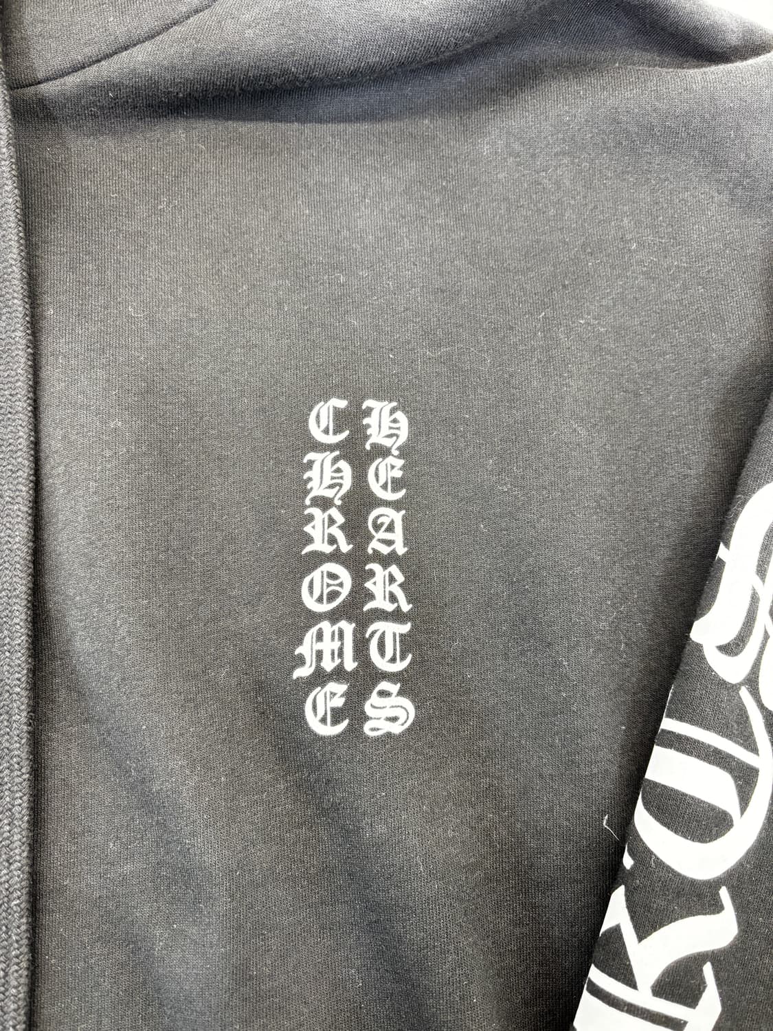 [2XL]크롬하츠 버티컬 로고 후드집업 상품이미지8