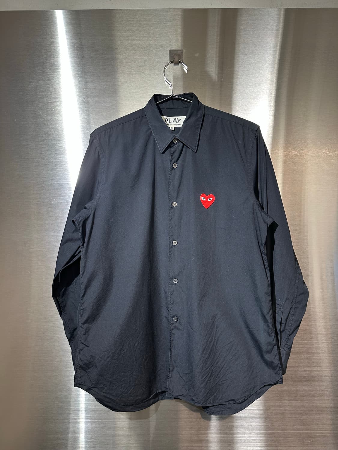 꼼데가르송 PLAY 검정 셔츠 M 상품이미지1