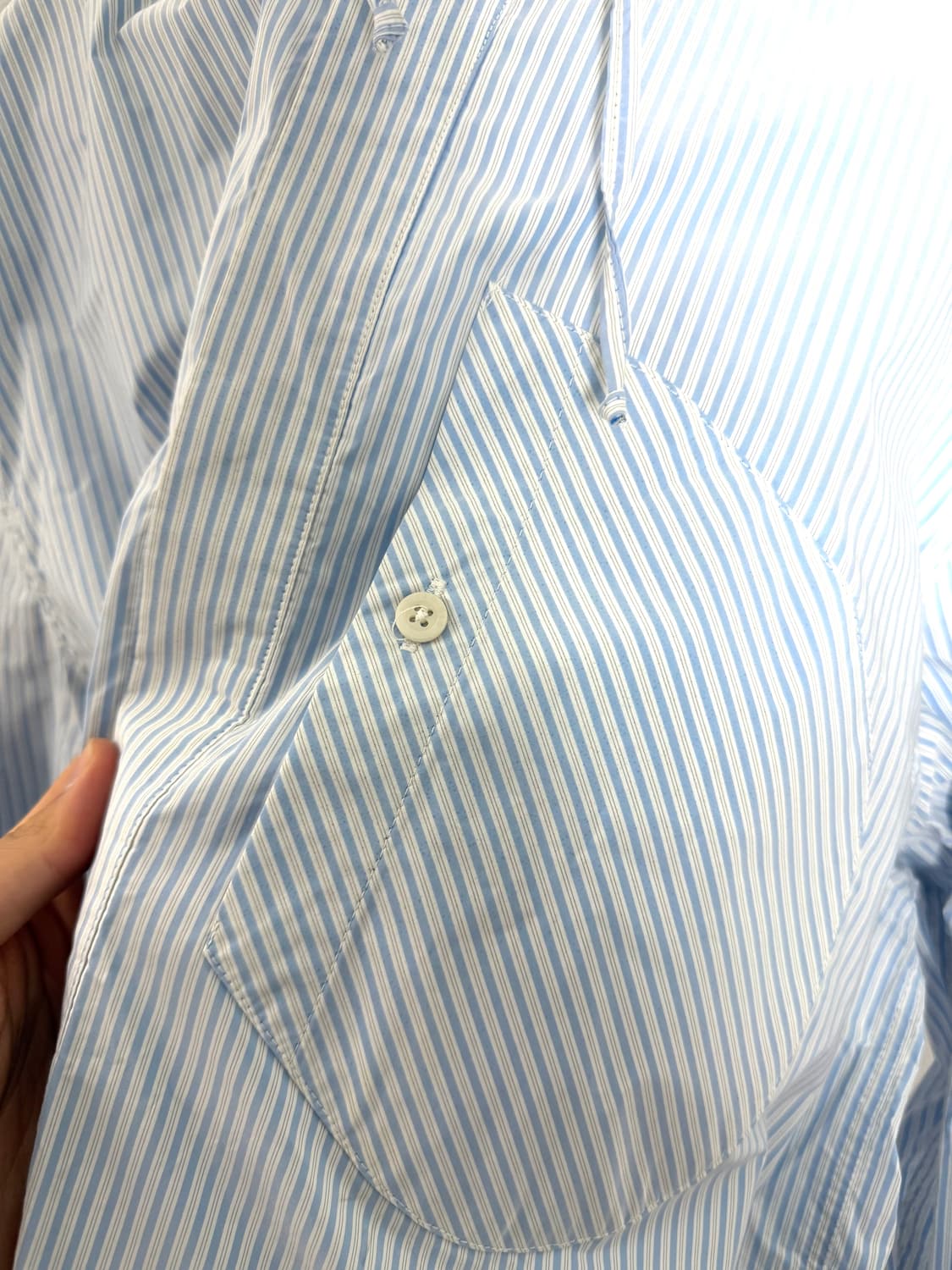 stuoffice 에스티유오피스 셔츠 스트라이프셔츠 남방 상품이미지3