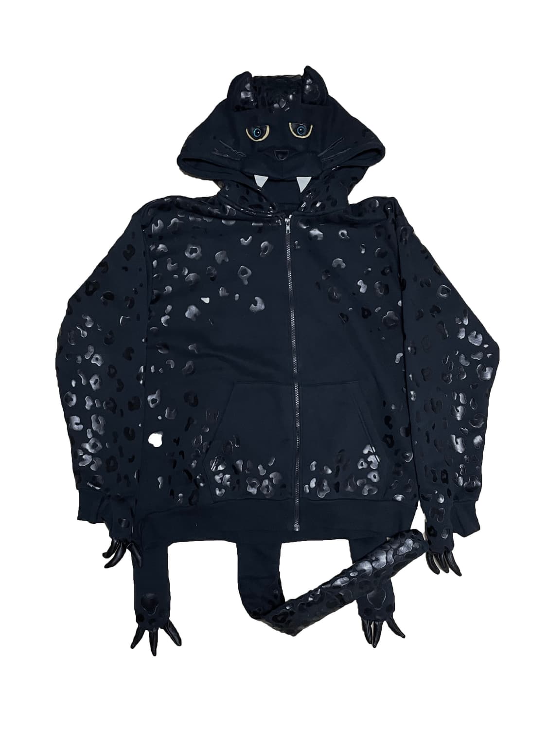 Jeremy Scott x Adidas Leopard Cat Hoodie 상품이미지3