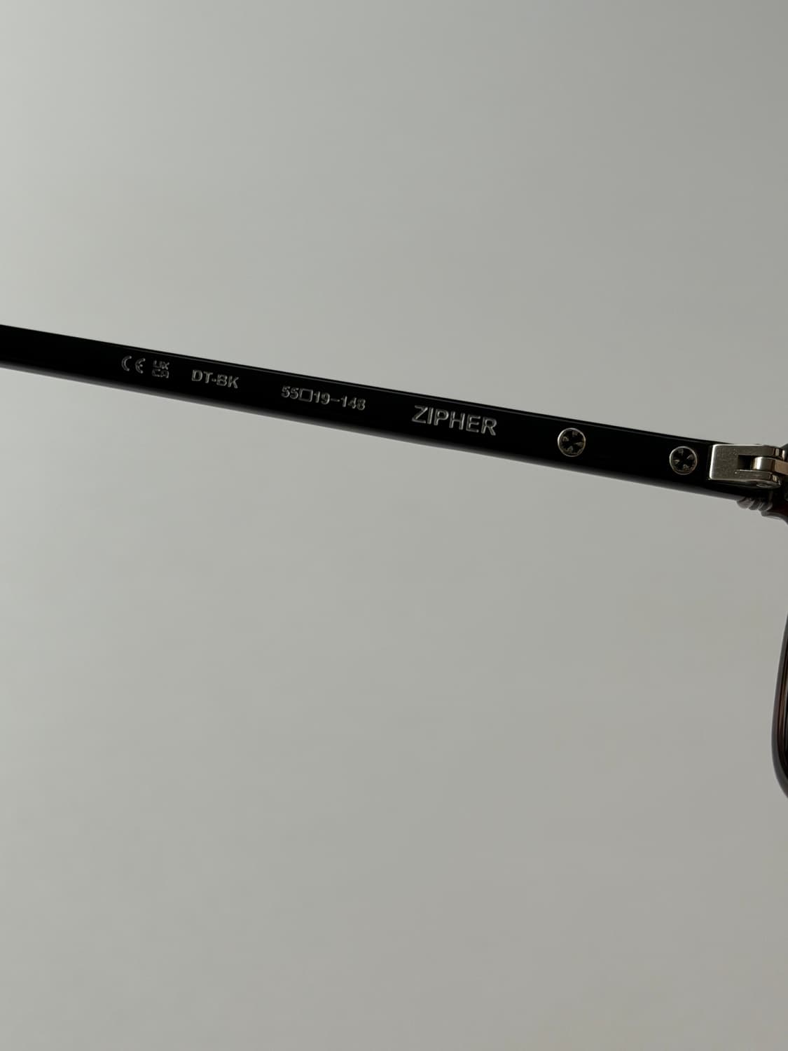 크롬하츠 지퍼 다크 톨토이즈 블랙 안경 상품이미지5