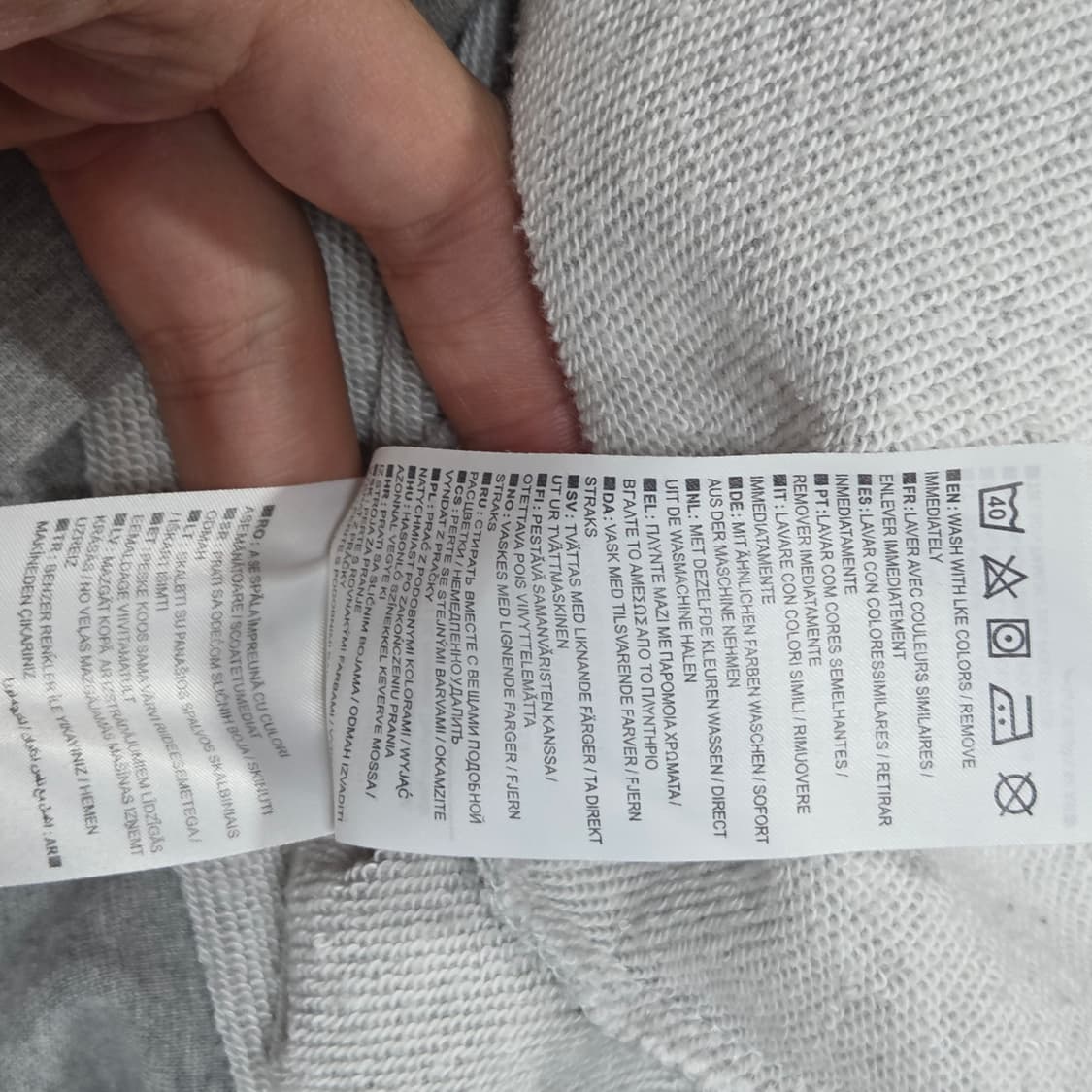 나이키 라이트 그레이 스우시 후드집업 상품이미지8