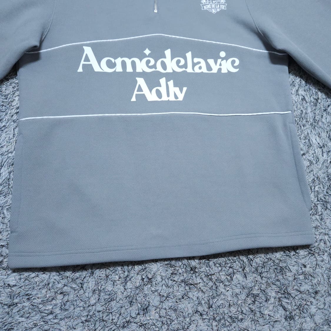 아크메드라비) 1사이즈(L) 남자 반집업 카라맨투맨 / 왕눈이샵 상품이미지4