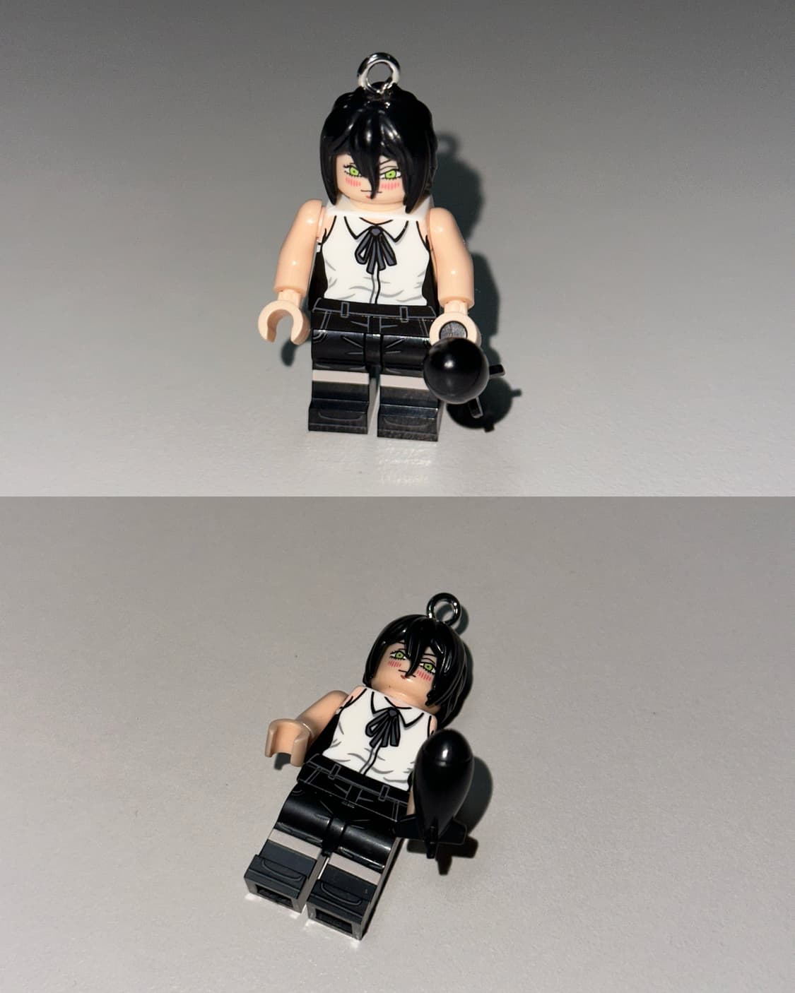 [주문제작] 체인소맨 레고 피규어 키링 에어팟 지갑 열쇠고리 상품이미지5