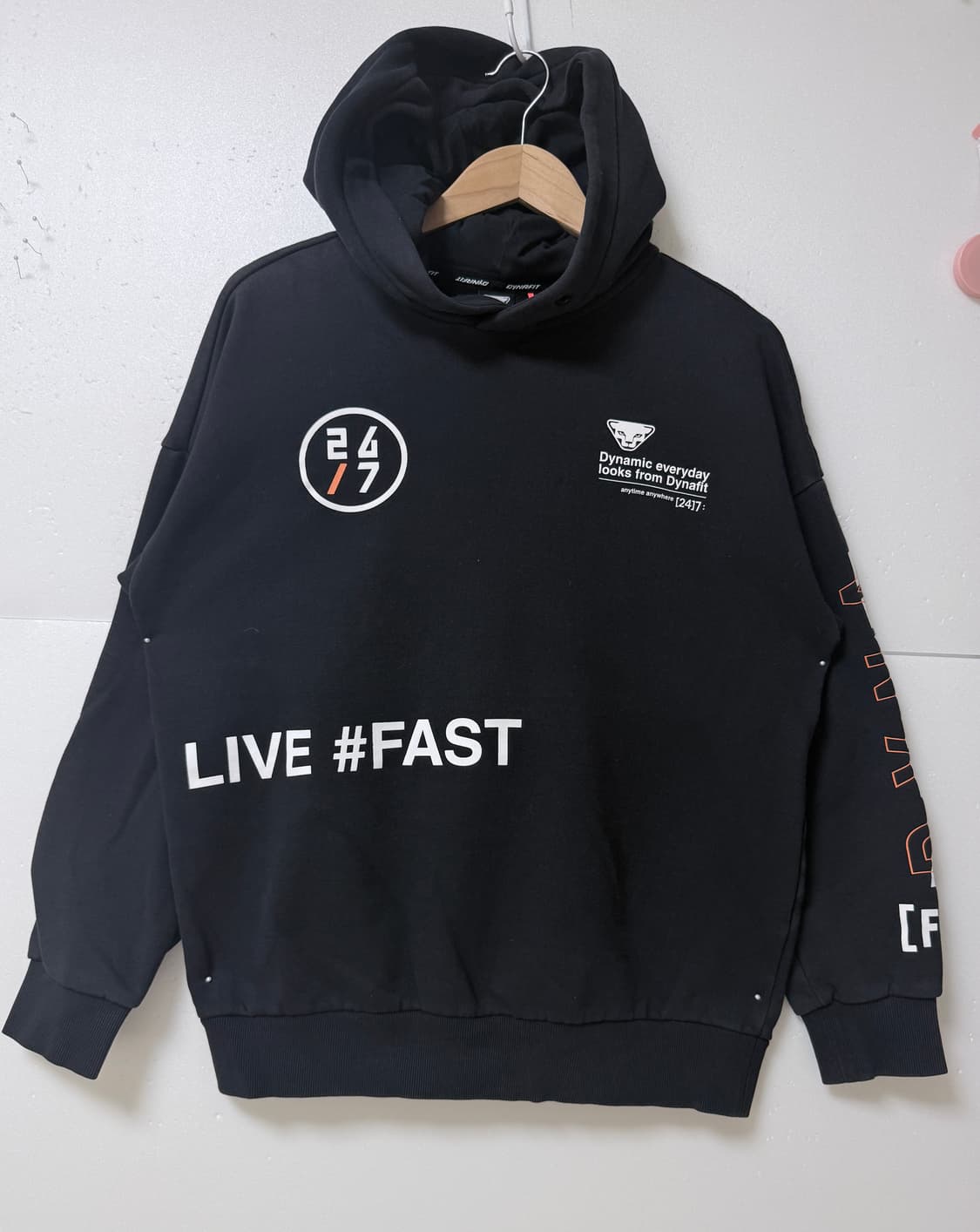 다이나핏(DYNAFIT) 후드티 블랙 트레이닝 M 상품이미지1