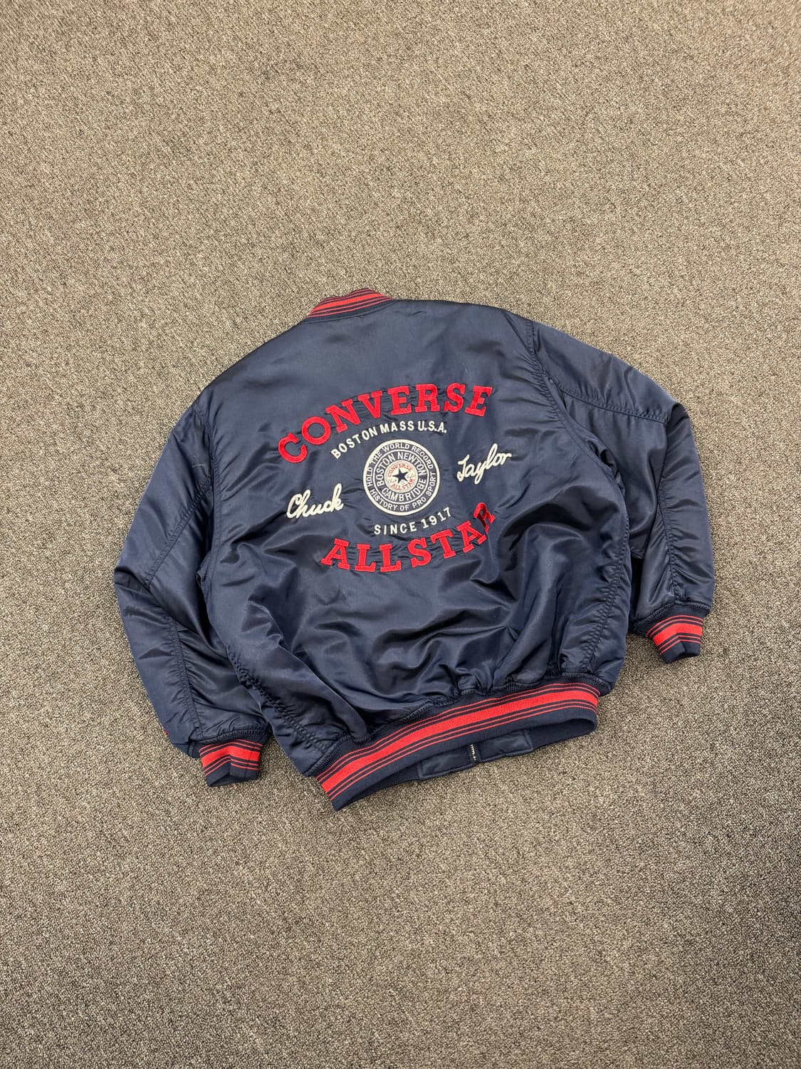 M)컨버스 빈티지 네이비 바시티 봄버 자켓 상품이미지5