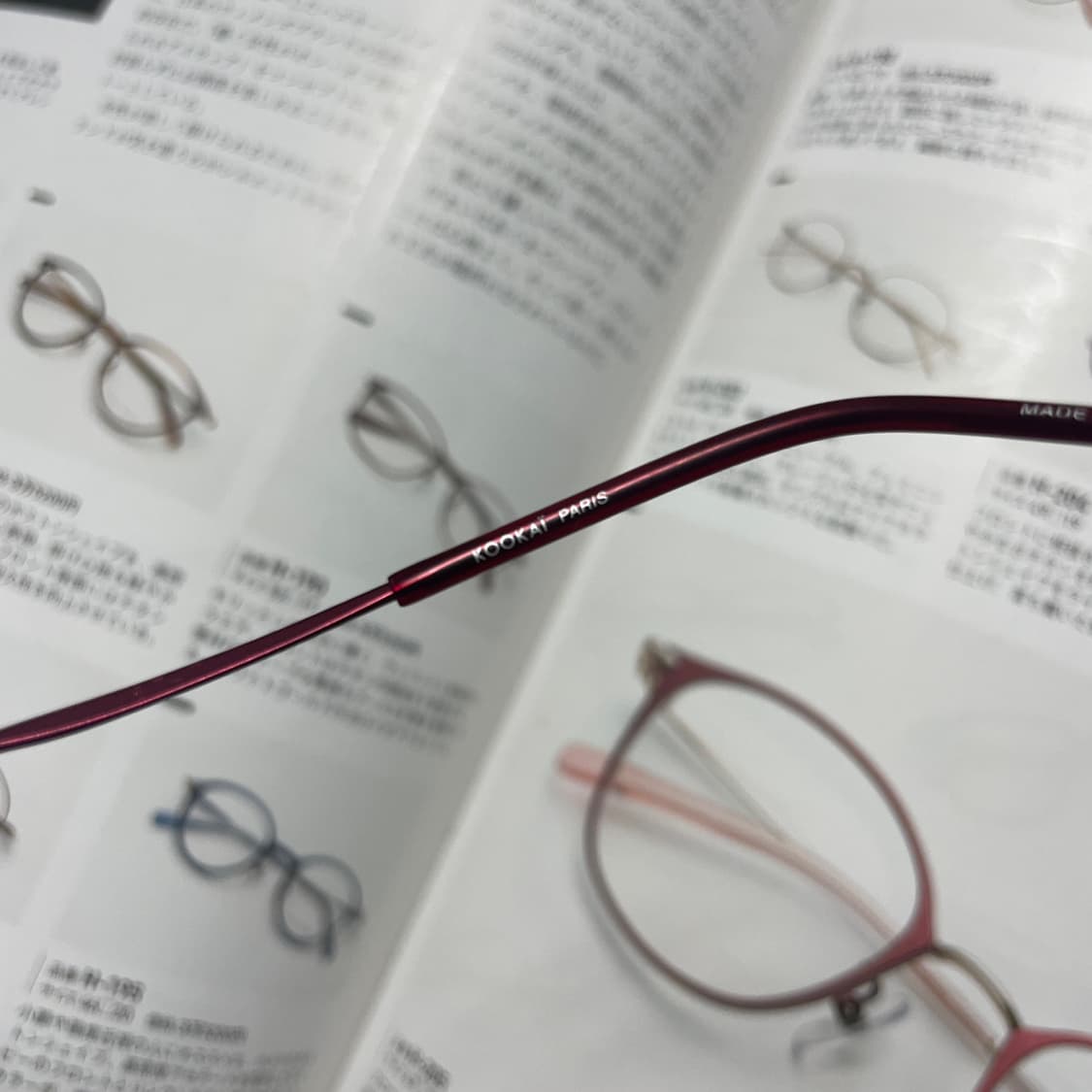 KOOKAI 쿠카이 버건디 티타늄 일본 안경 상품이미지6