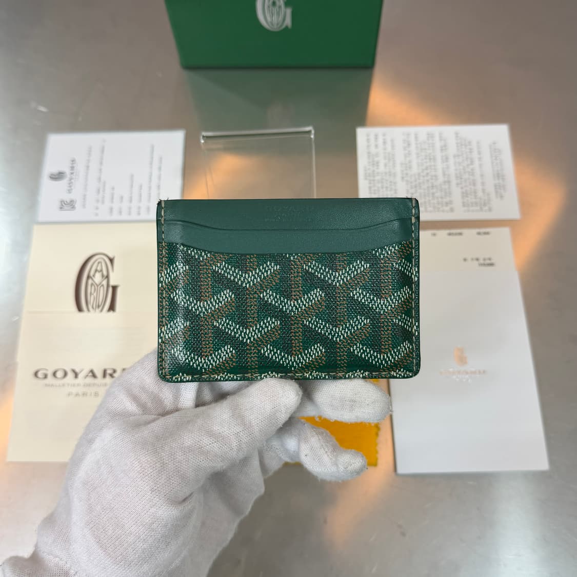 [리오브] 고야드 스페셜 그린 생쉴피스 카드지갑 상품이미지2