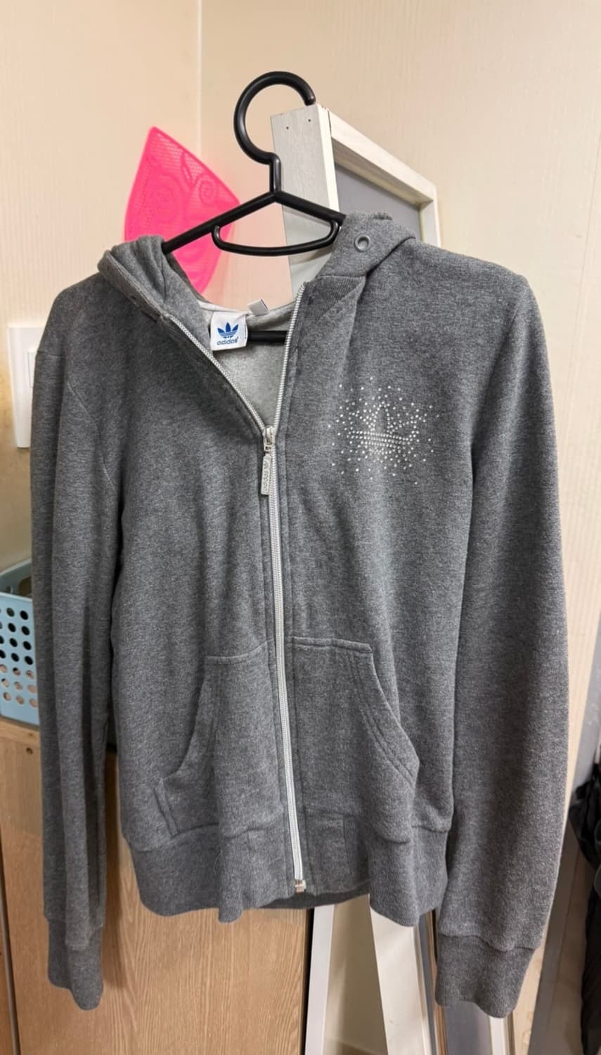아디다스 큐빅 후드집업 갸루 미착용 상품이미지1