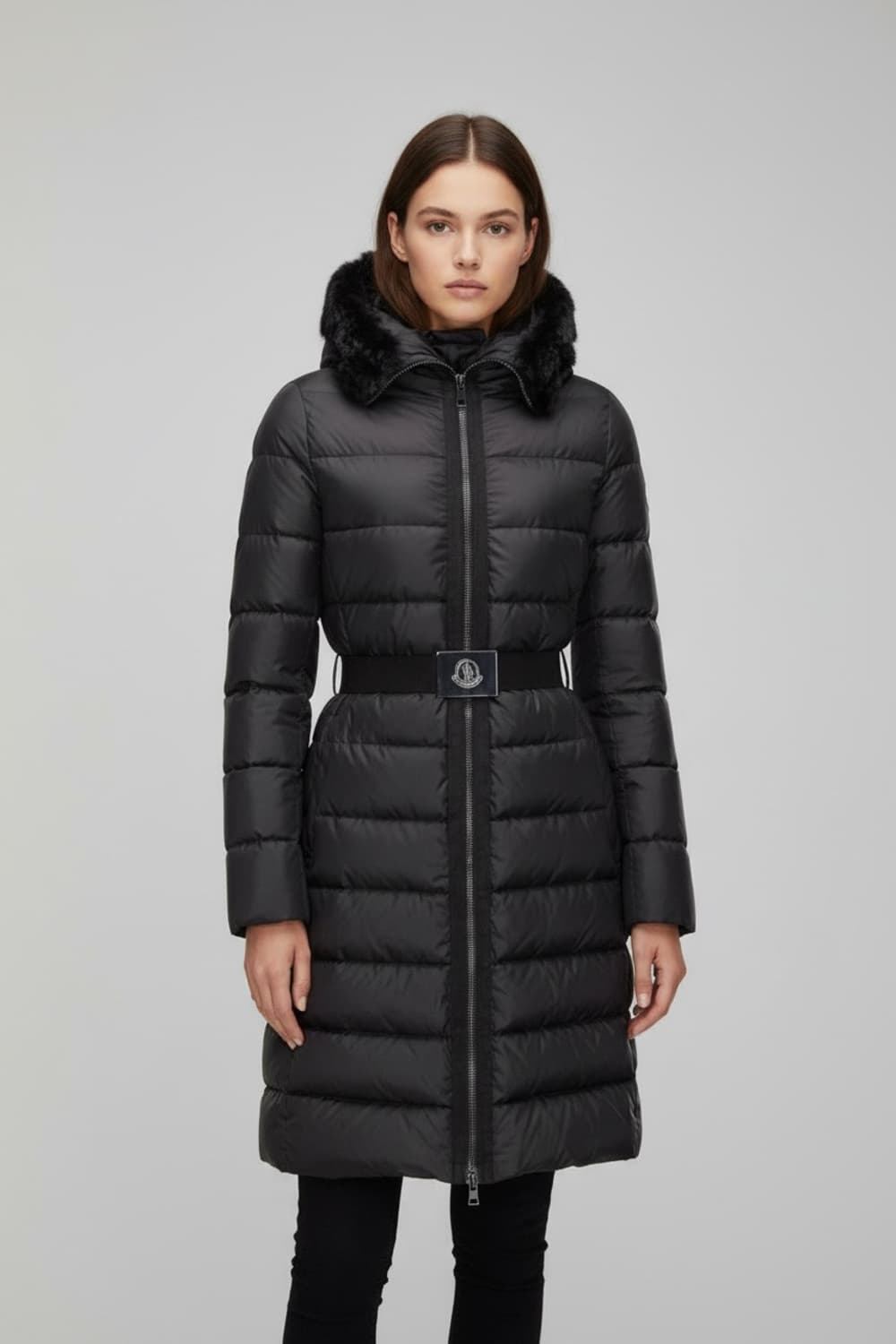 몽클레어 여성 비버퍼 구스 롱패딩(2/66) 상품이미지2