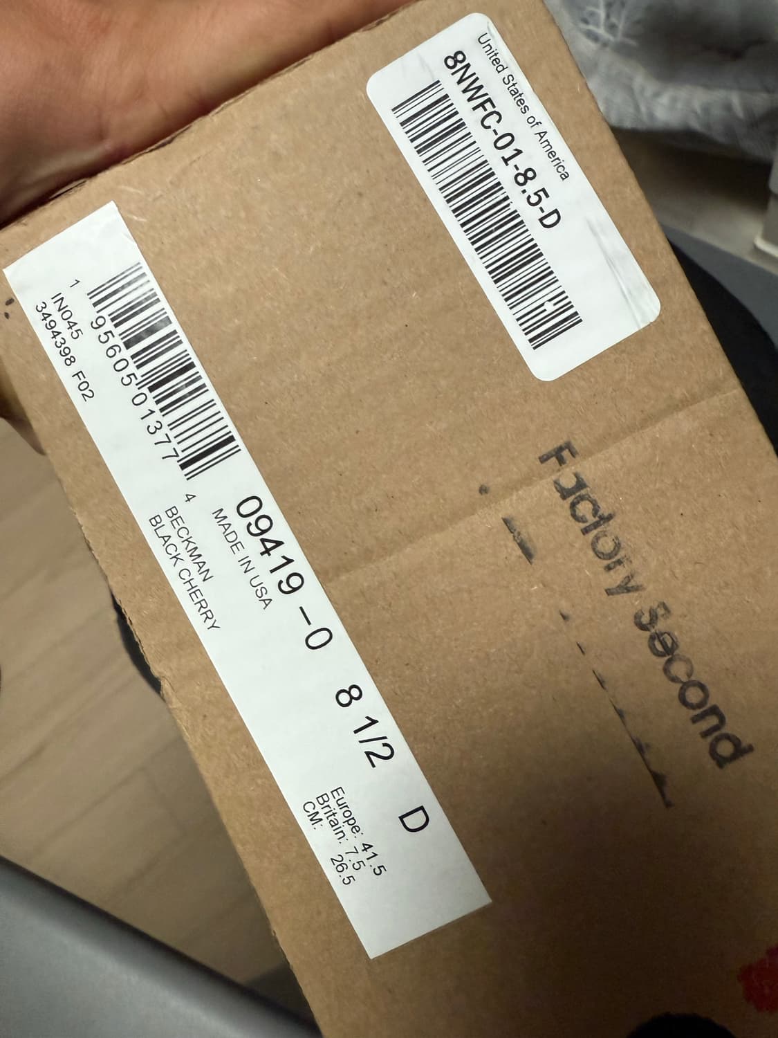 레드윙 9419  블랙체리 백맨 265사이즈 상품이미지9