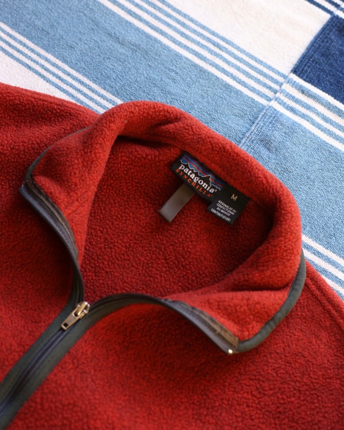 파타고니아 00s 마수피얼 신칠라 플리스 (Brick Red) 상품이미지3