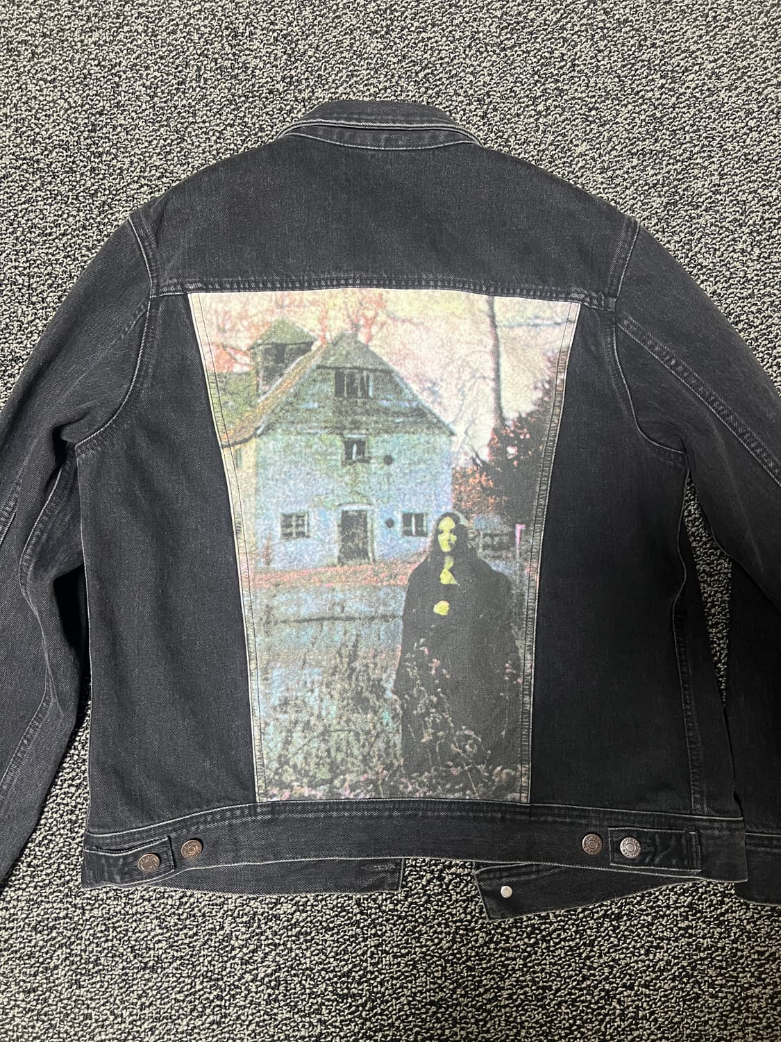 명작) 슈프림 블랙사바스 흑청 데님 트러커 m 사이즈 상품이미지7