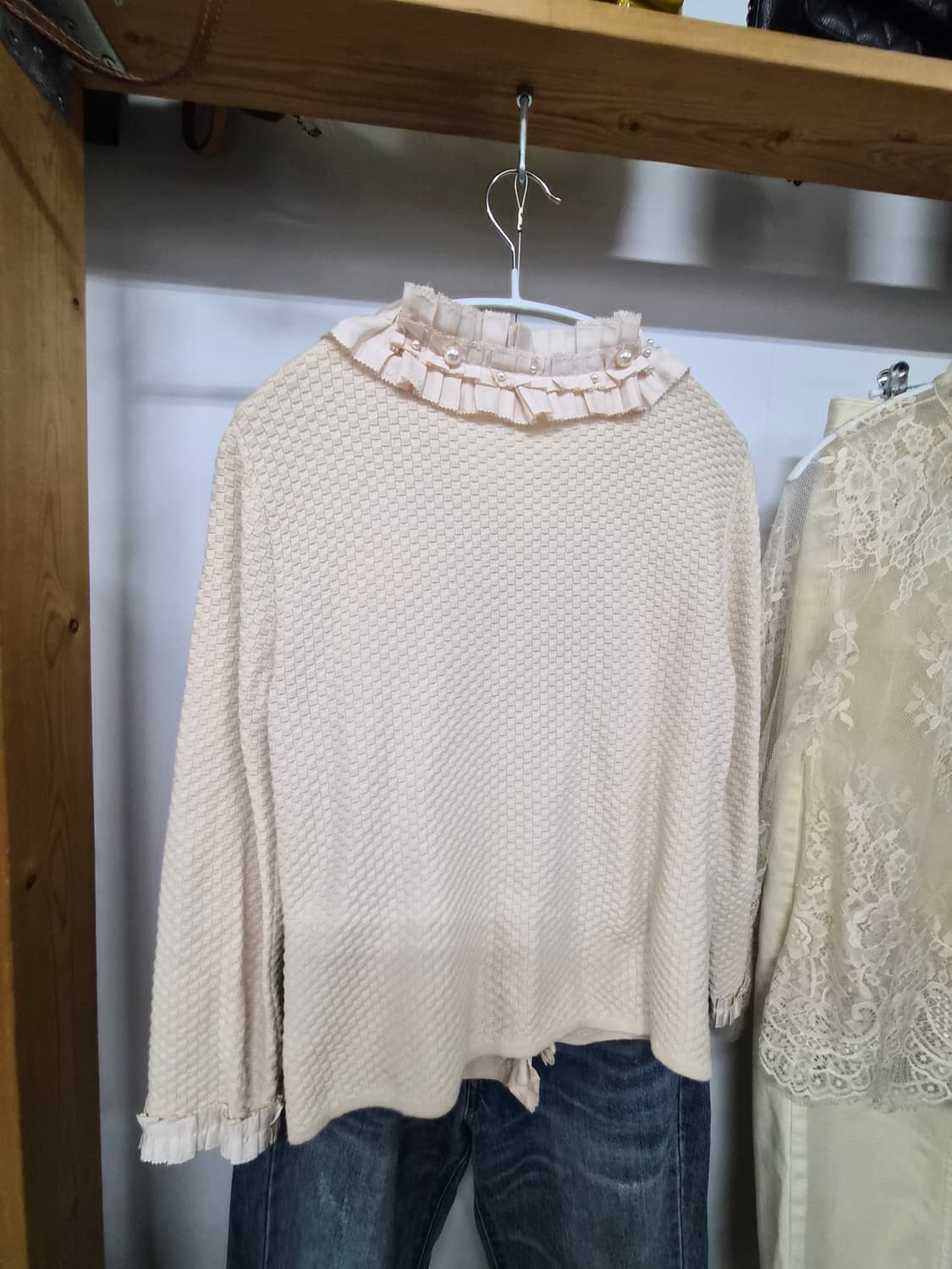 손정완  와플  니팅 자켓 상품이미지8