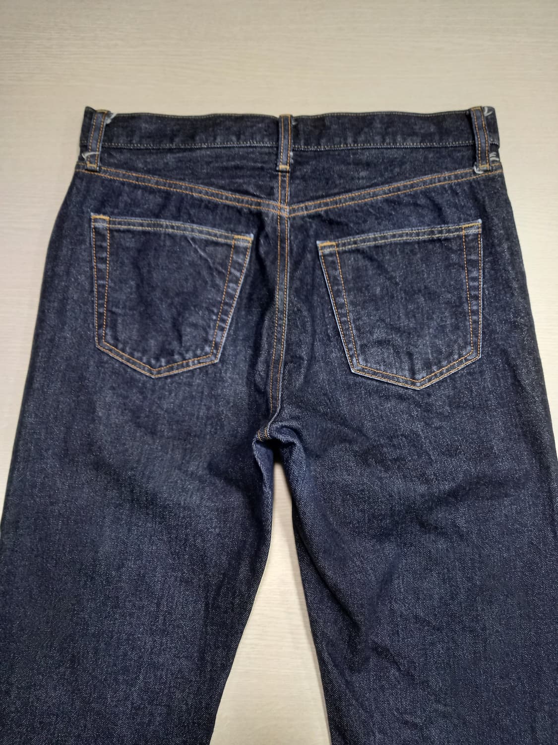 30 유니끌로 셀비지 일자진 진청 30-146 상품이미지4