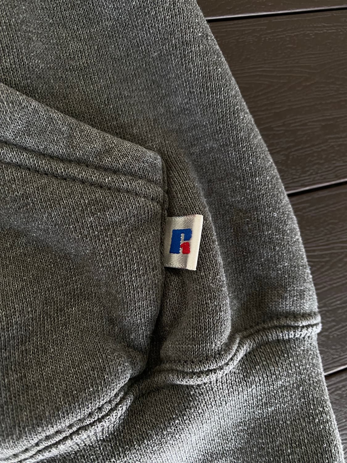 (M) 90s 러셀 후드 그레이 상품이미지4