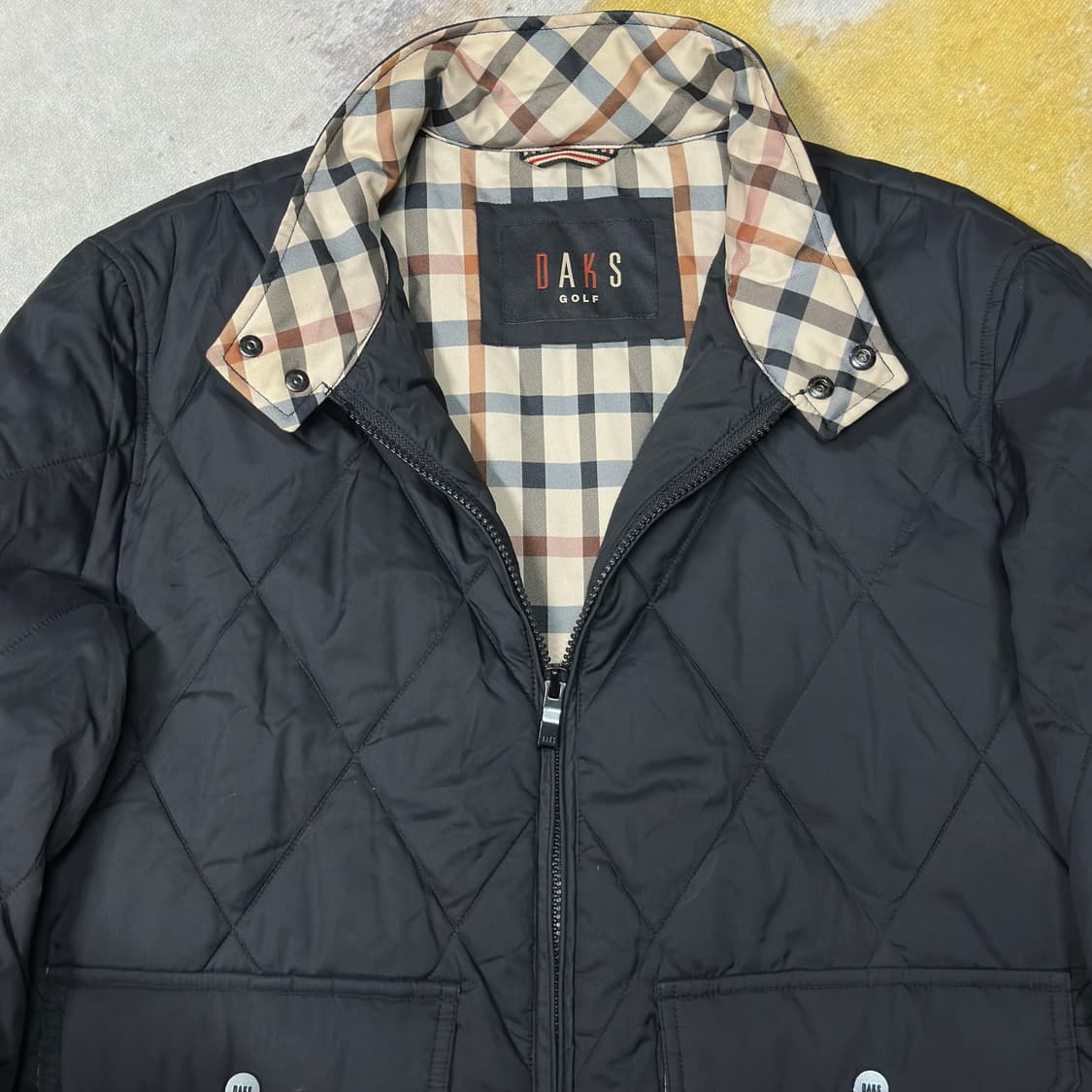 닥스골프 블랙 퀄팅자켓 L 상품이미지2