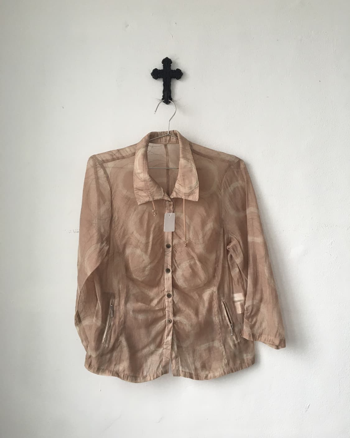 Pattern point see through jacket 상품이미지2