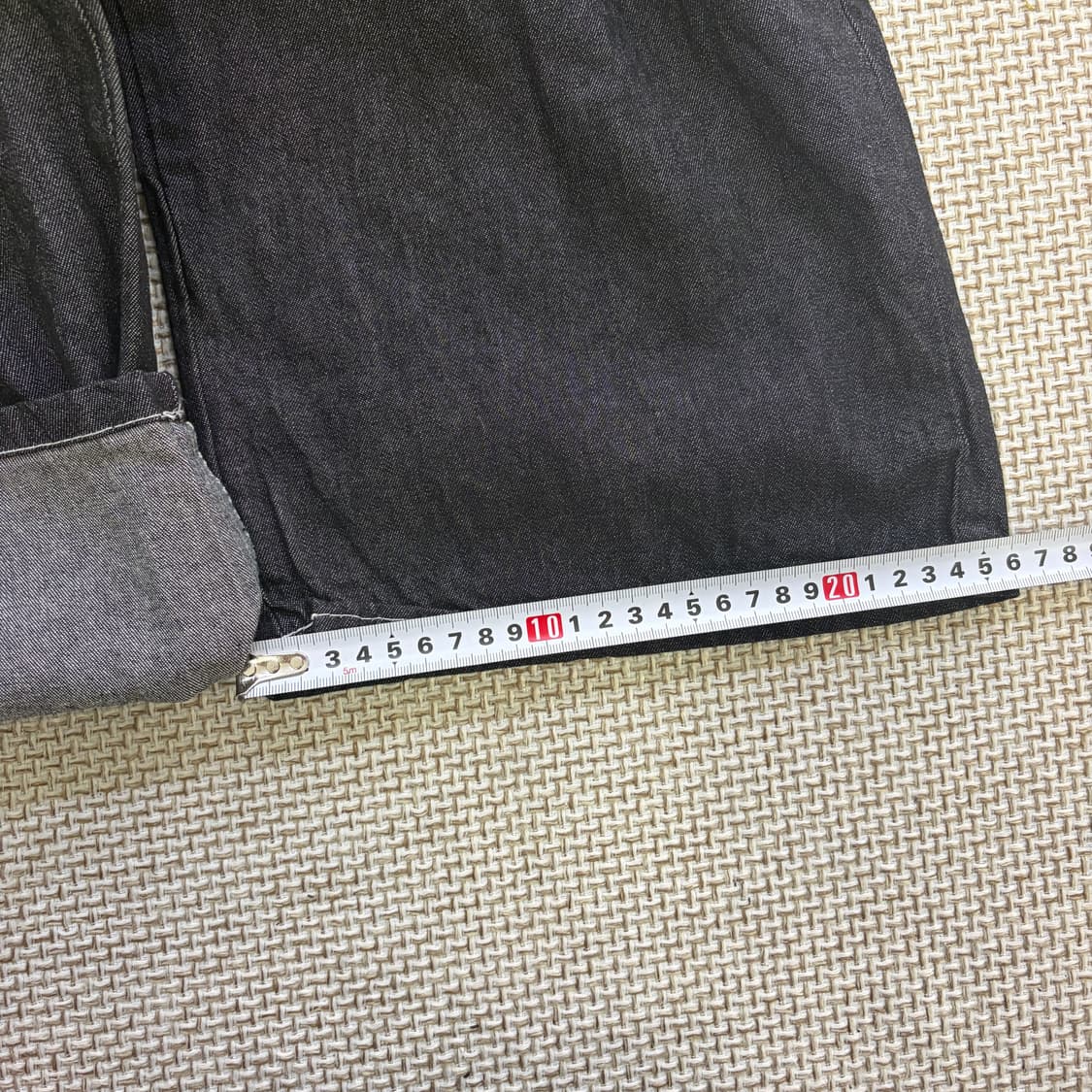 2XL 빈티지 와이드 남성 청바지 0604D2 상품이미지7