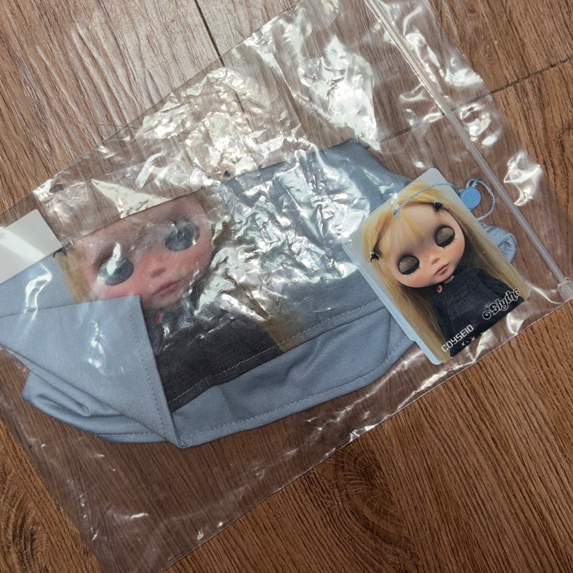 코이세이오 X 브라이스돌 코튼 멀티 워머 애쉬 블루 상품이미지1