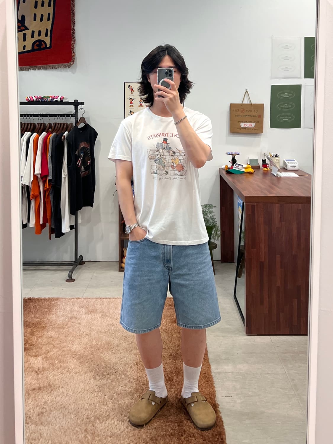 Roly 빈티지 프린팅 반팔 티셔츠 상품이미지2