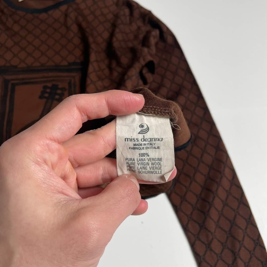 80's pour toi  액자 울 100 니트 (italy)   상품이미지9