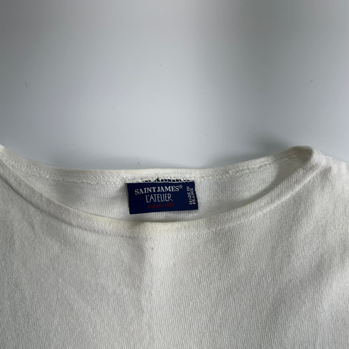 Saint James 세인트 제임스 화이트 롱슬리브 상품이미지5