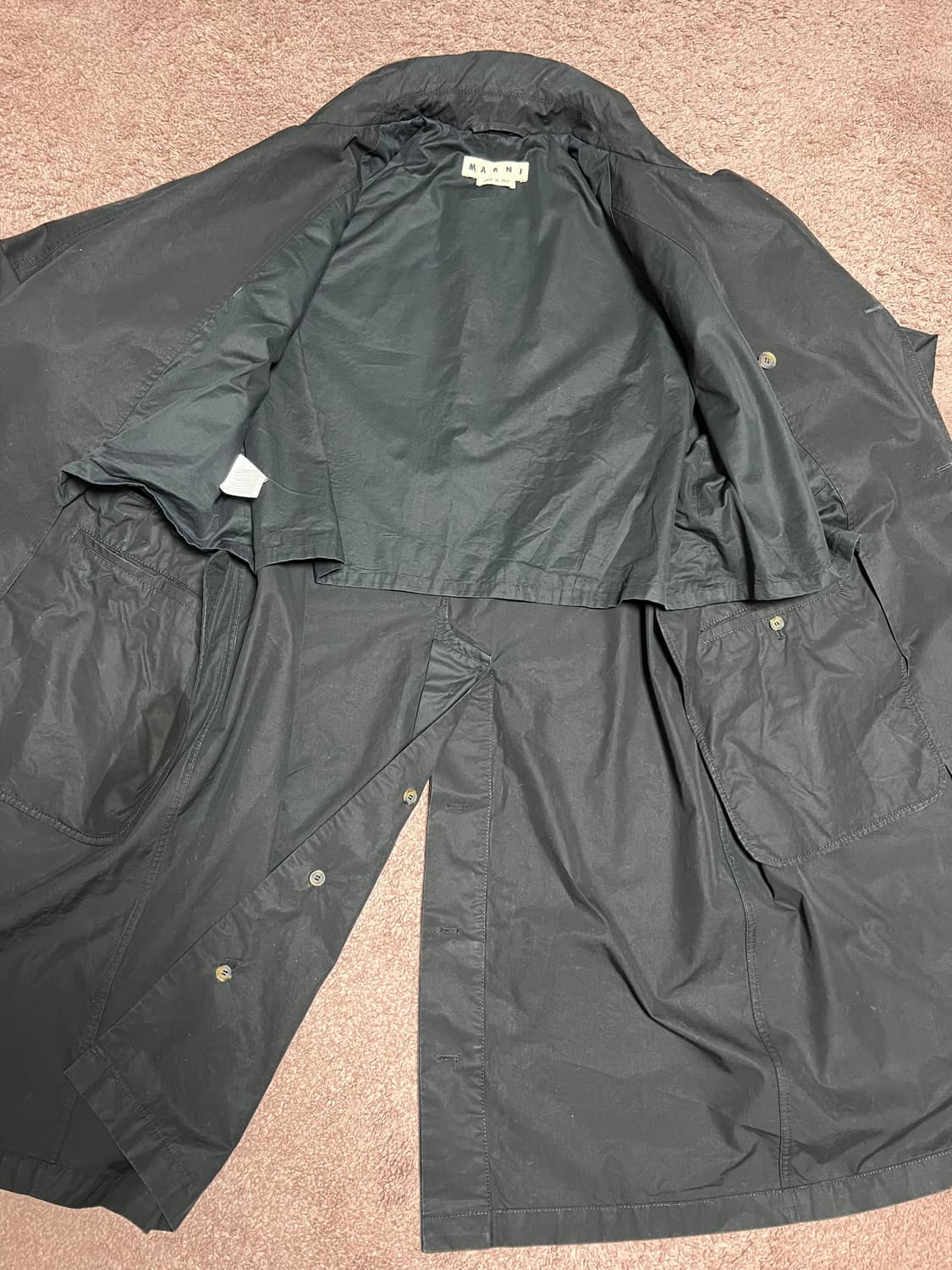 MARNI 마르니 코튼 더블 트렌치 코트 s/s (50) 상품이미지8