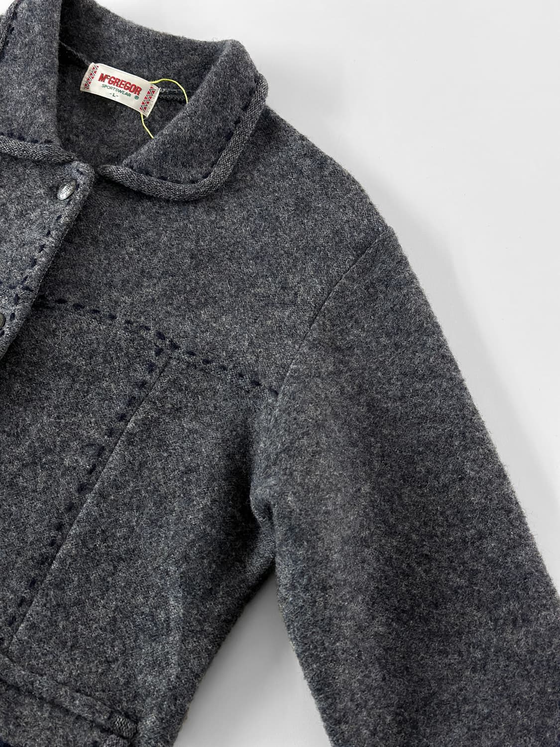 80~90s 빈티지 맥그리거 퓨어 뉴 울 자켓 상품이미지6