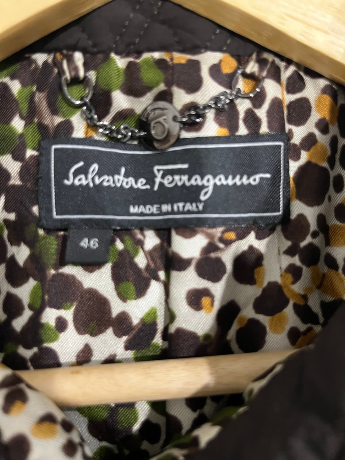 살바토레 페라가모 퀼팅 자켓 46 정품 상품이미지4