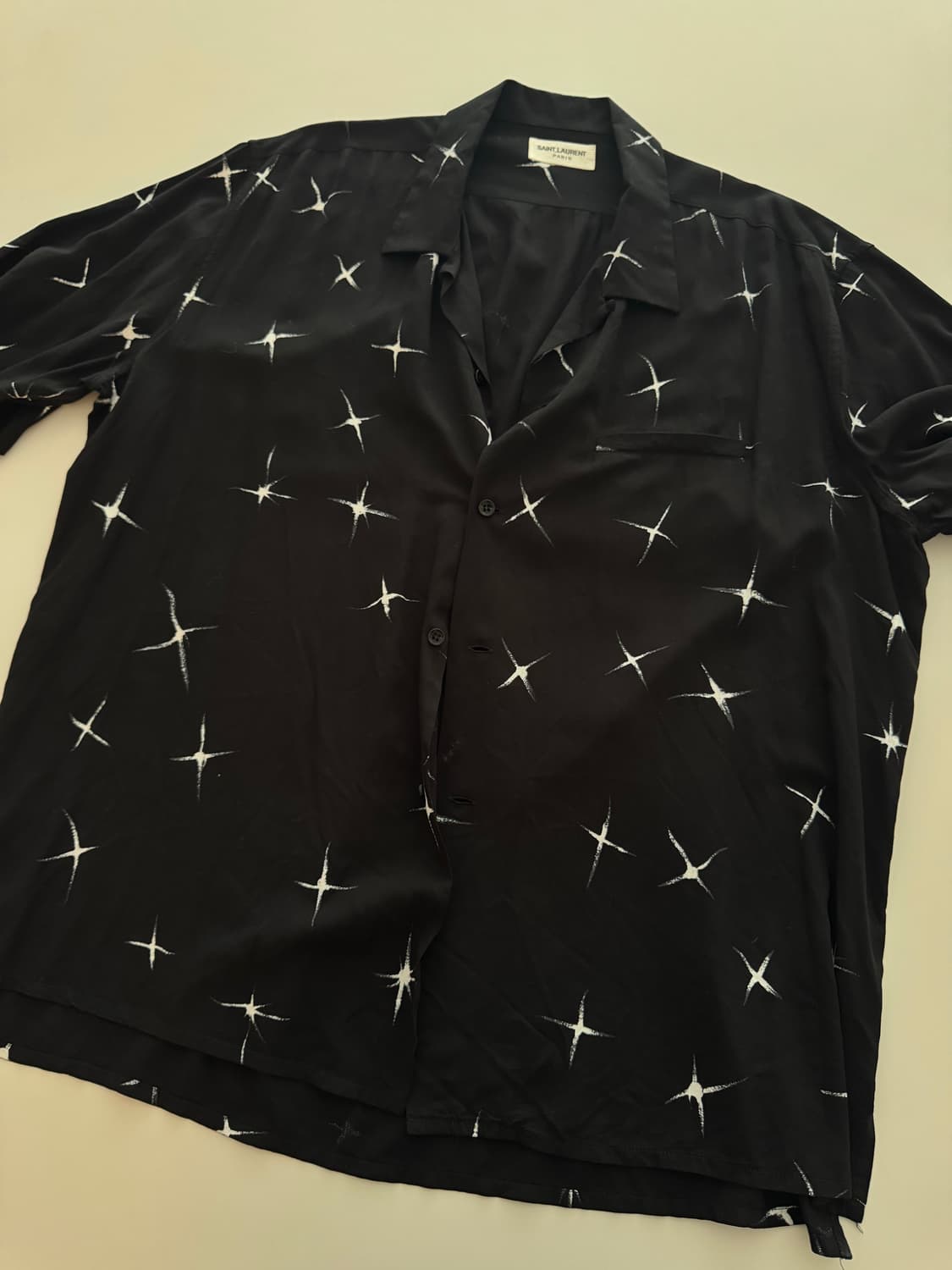 Saint Laurent Black Summer shirt 상품이미지1