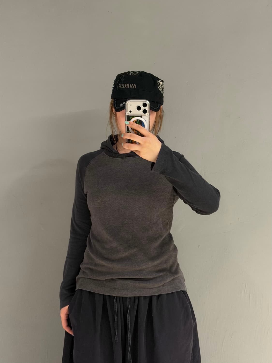 raglan design hood sleeve 상품이미지1