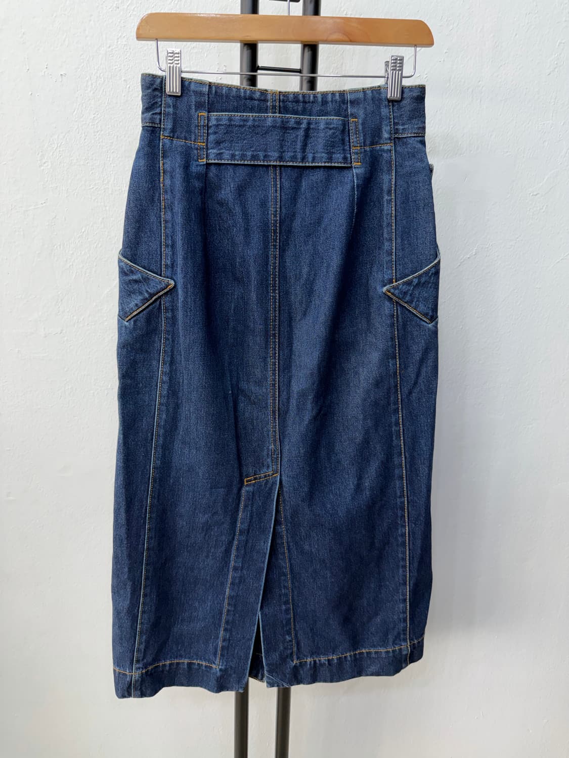 정품) 비비안웨스트우드 버튼 장식 데님 스커트 38(26) 상품이미지5