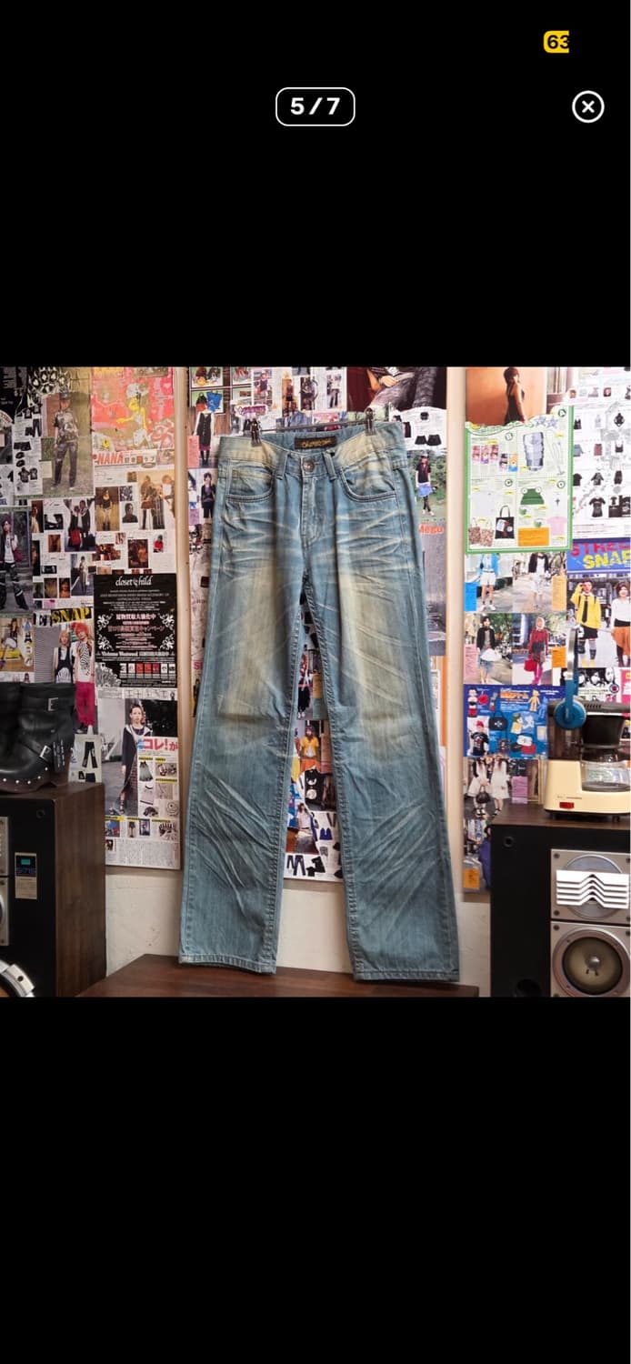 빈티지 워싱 데님  상품이미지5