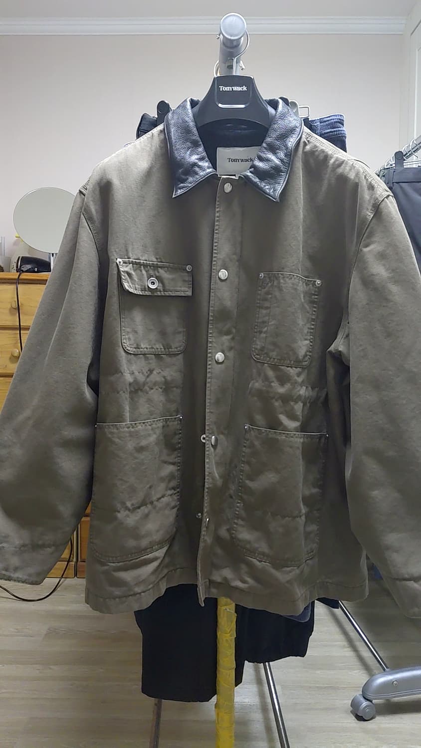 토니웩 레더 카라 유틸리티 자켓 상품이미지4