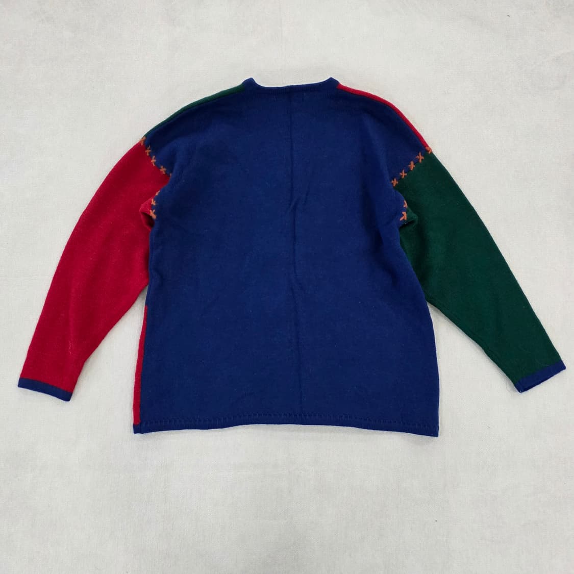 [실측] 빈티지 울100 니트 스웨터 0213J 상품이미지3