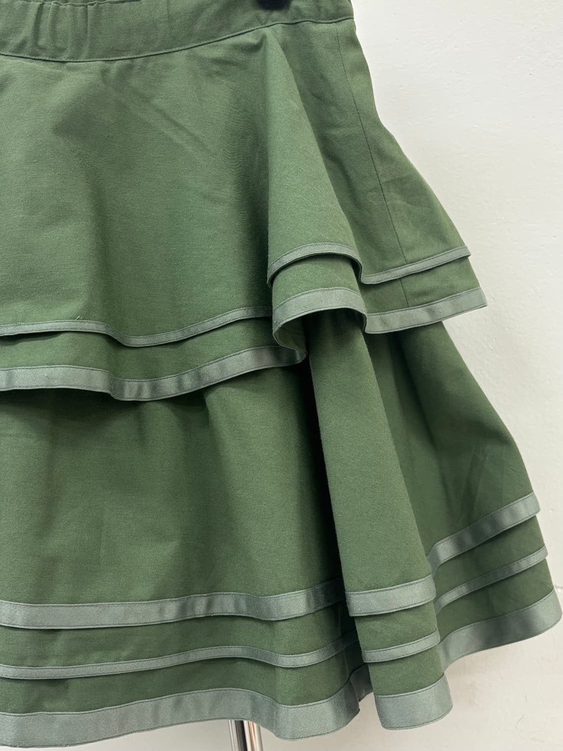 빈티지 그린 캉캉 스커트 상품이미지4
