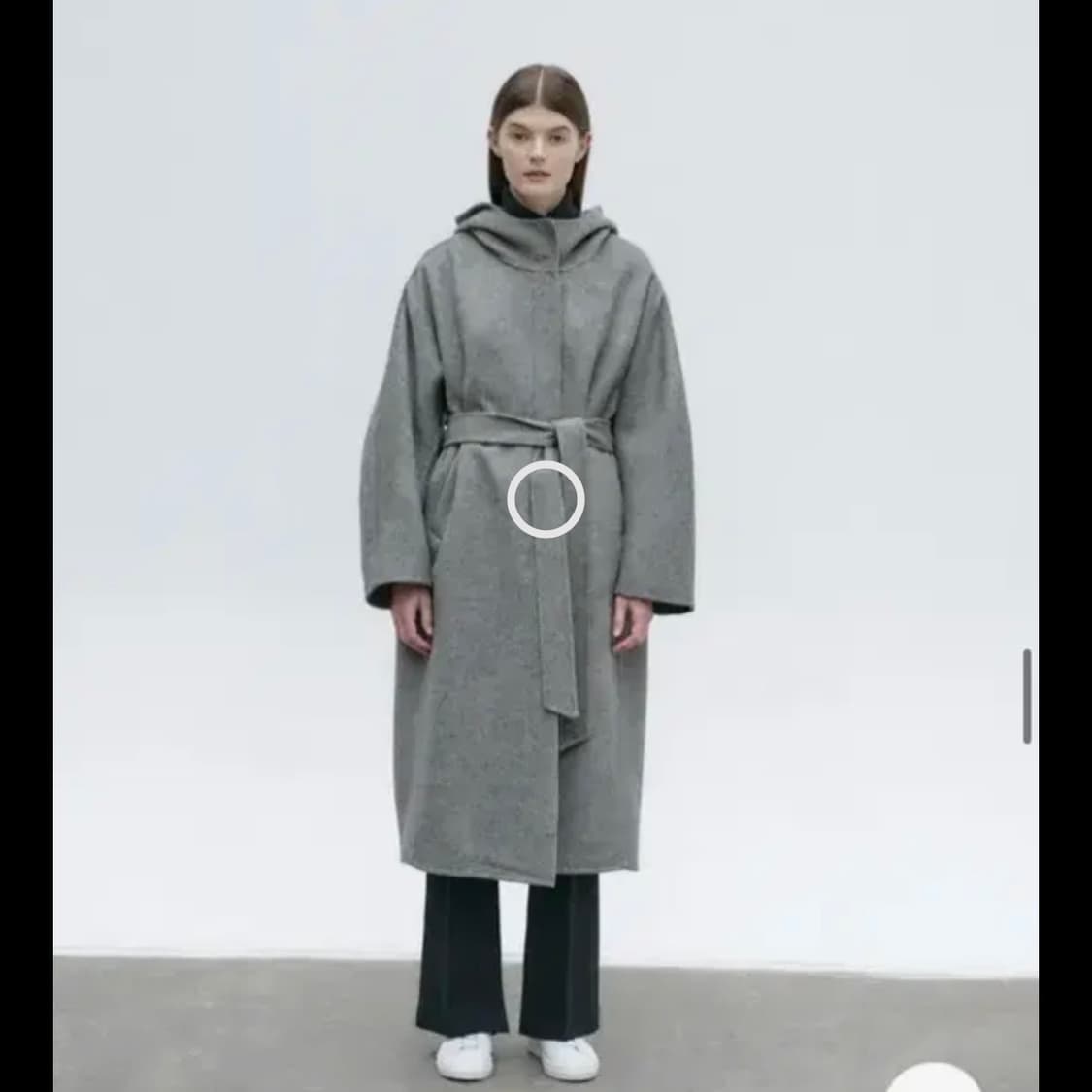 닐바이피 후드 핸드메이드 롱 코트 상품이미지5