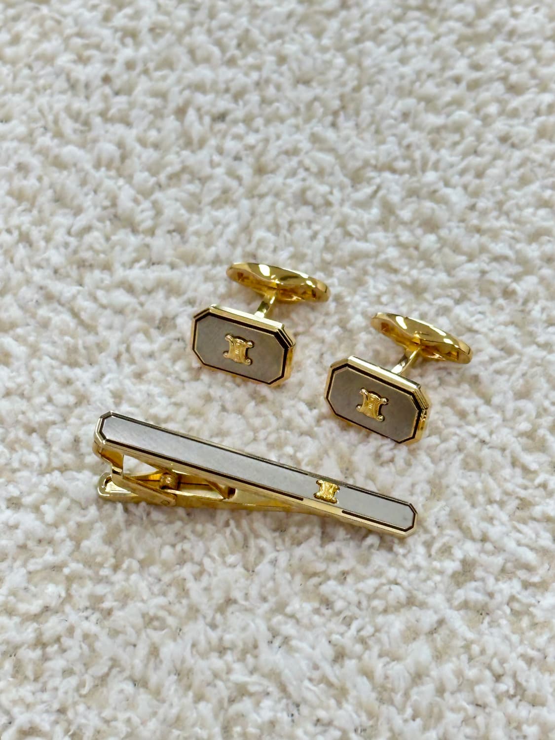 셀린느 넥타이핀+커프스링크 세트 상품이미지3